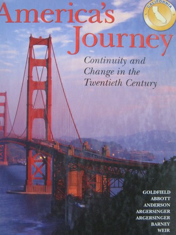 (image for) America's Journey Continuity & Change in 20th Century (CA)(H) - Click Image to Close