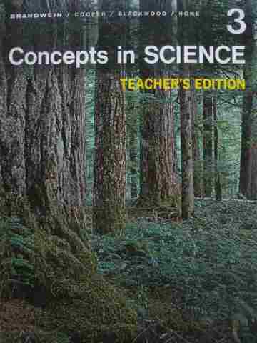 (image for) Concepts in Science 3 TE (TE)(H) by Brandwein, Cooper,