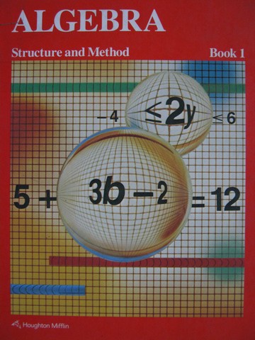 (image for) Algebra Structure & Method Book 1 (H) by Dolciani, Brown, Cole,