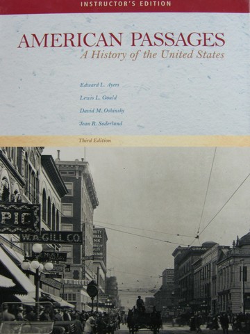 (image for) American Passages 3rd Edition IE (TE)(H) by Ayers, Gould,