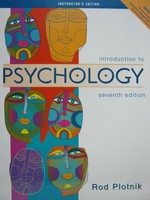(image for) Introduction to Psychology 7th Edition IE (TE)(H) by Plotnik