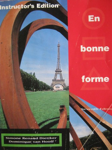 (image for) En Bonne Forme 7th Edition IE (TE)(P) by Dietiker & Hooff
