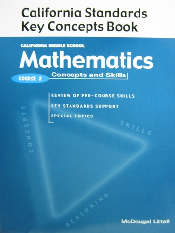 (image for) Mathematics Concepts & Skills Course 2 Key Concepts (CA)(P)