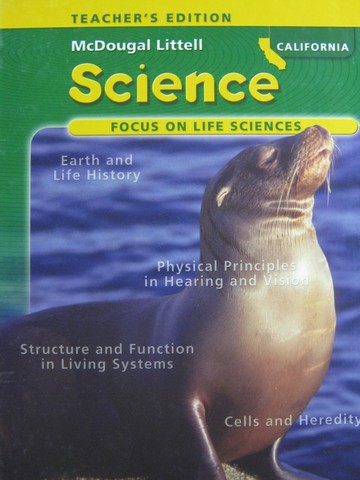 (image for) Focus on Life Sciences TE (CA)(TE)(H) by Trefil, Calvo, Cutler,