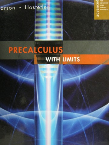 Precalculus with limits homework help