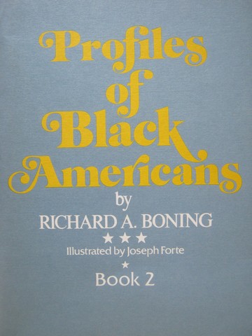(image for) Profiles of Black Americans Book 2 (P) by Richard A Boning