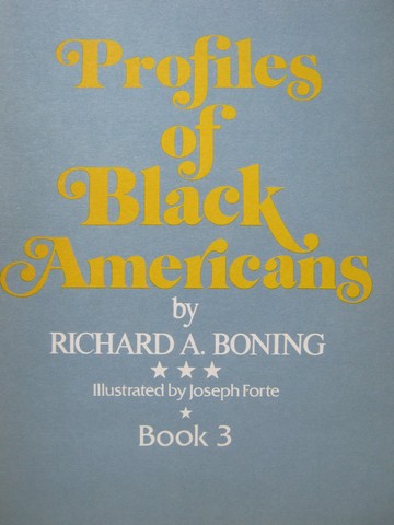 (image for) Profiles of Black Americans Book 3 (P) by Richard A Boning