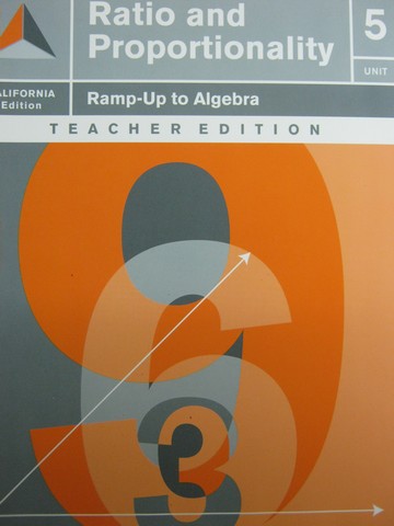 (image for) Ramp-Up to Algebra Unit 5 TE (CA)(TE)(Spiral)