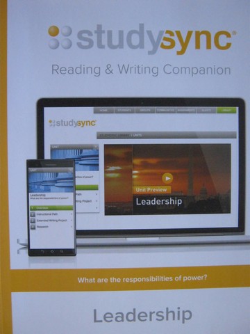 (image for) Studysync 9.2 Reading & Writing Companion (P) - Click Image to Close