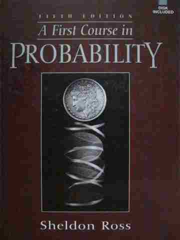 (image for) A 1st Course in Probability 5th Edition (H) by Sheldon Ross