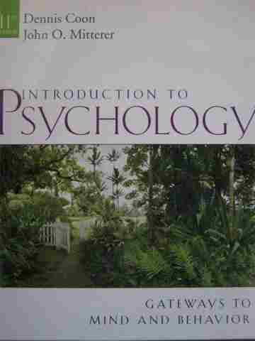 (image for) Introduction to Psychology 11th Edition (H) by Dennis Coon & John O Mitterer