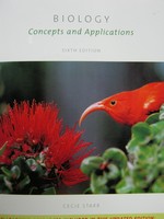 (image for) Biology Concepts & Applications 6th Edition (P) by Starr