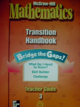 (image for) McGraw-Hill Mathematics 3 Transition Handbook TG (TE)(P)