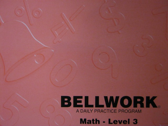 (image for) Bellwork Math 3 (P) by Charles W De Pue & Margaret Kinney