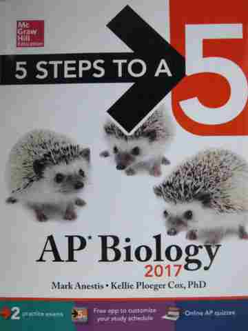 (image for) 5 Steps to a 5 AP Biology 2017 (P) by Mark Anestis & Kellie Ploeger Cox