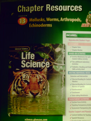Glencoe Life Science Chapter Resources 13 Mollusks Worms (P