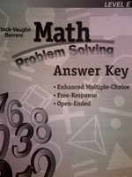 (image for) Math problem Solving Level E Answer Key (P)