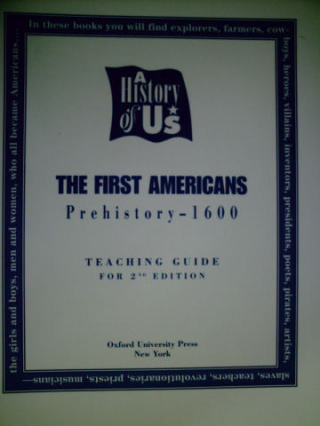 (image for) A History of US 2e 1 The First Americans TG (TE)(P)