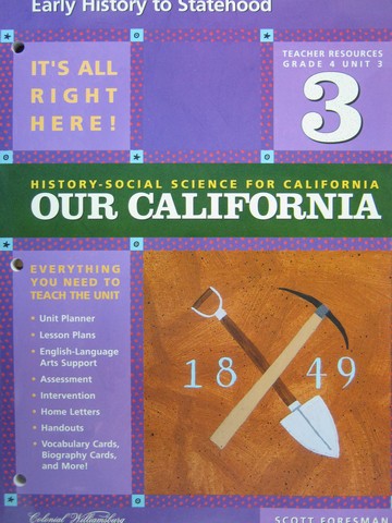 (image for) History-Social Science for California 4 Unit 3 TR (CA)(TE)(P)