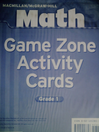 (image for) Math 1 Game Zone Activity Cards (PK)