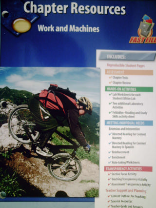 (image for) Glencoe Physical Science Chapter Resources Work & Machines (P)