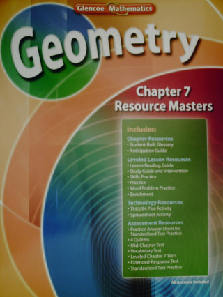 Glencoe geometry worksheets answer key