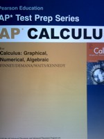 (image for) AP Test Prep Series for Calculus: Graphical, Numerical 3e (P)