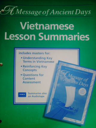 (image for) A Message of Ancient Days 21st Century Vietnamese Lesson Summ(P)