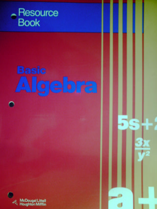 (image for) Basic Algebra Resource Book (P) by Brown, Smith, & Dolciani