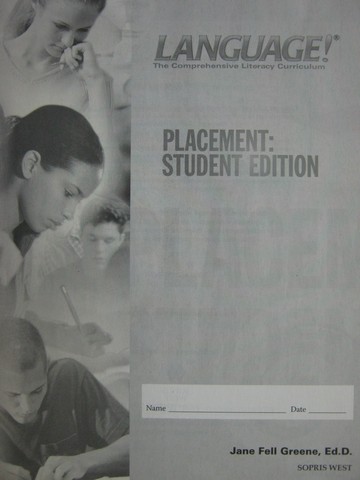 (image for) Language! 3rd Edition Placement Student Edition (P) by Greene