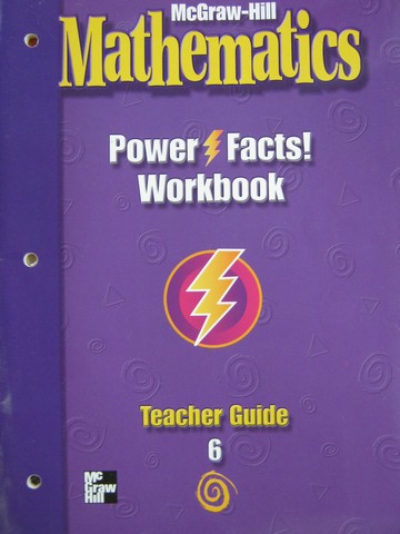 (image for) McGraw-Hill Mathematics 6 Power Facts! Workbook TG (TE)(P)