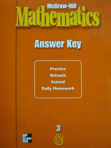 (image for) McGraw-Hill Mathematics 3 Answer Key (P)