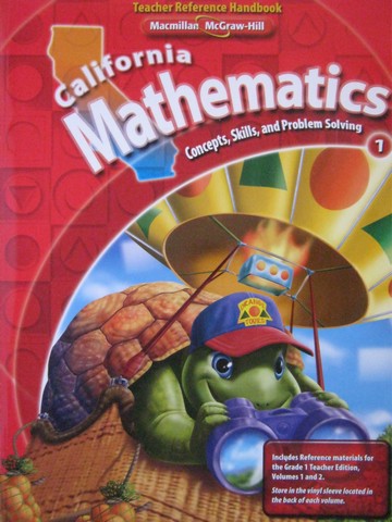 (image for) California Mathematics 1 Teacher Reference Handbook (TE)(P)