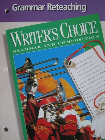 (image for) Writer's Choice 8 Grammar Reteaching (P) - Click Image to Close