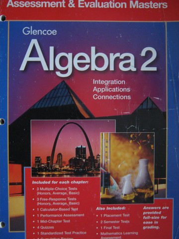 (image for) Algebra 2 Assessment & Evaluation Masters (P)