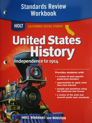 (image for) United States History Standards Review Workbook (CA)(P)