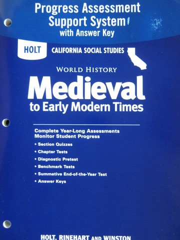 (image for) Medieval to Early Modern Times Progress Assessment (CA)(P)