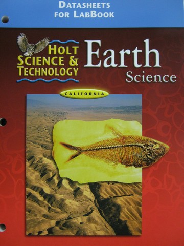 (image for) Holt Earth Science Datasheets for LabBook (CA)(P)