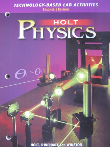 (image for) Holt Physics Technology-Based Lab Activities TE (TE)(P) - Click Image to Close