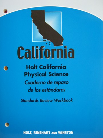 (image for) California Physical Science Cuaderno de repaso de los (CA)(P)