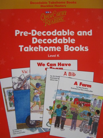 (image for) SRA Open Court Reading K Pre-Decodable & Decodable Takehome (P)