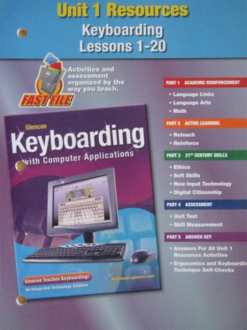 (image for) Keyboarding with Computer Applications Unit 1 Resources (P)