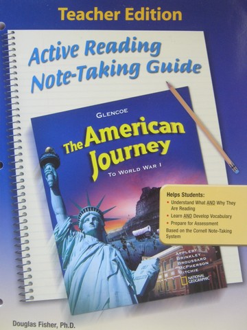 (image for) American Journey Active Reading Note-Taking Guide TE (TE)(P)