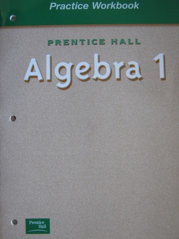 (image for) Algebra 1 Practice Workbook (P)