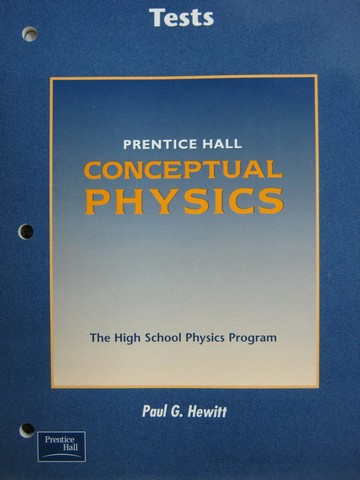 (image for) Conceptual Physics Tests with Answers (P) by Paul G Hewitt