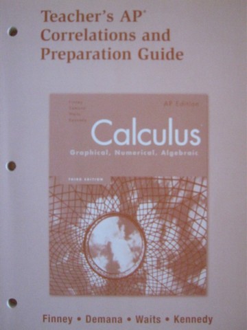 (image for) Calculus Graphical Numerical 3e Teacher's AP Correlations (P)