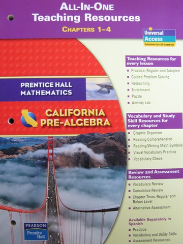 Chapter 4 resource book algebra 2 answers