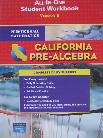 (image for) California Pre-Algebra All-in-One Student Workbook B (CA)(P)