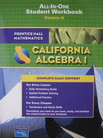 (image for) California Algebra 1 All-in-One Student Workbook A (CA)(P)