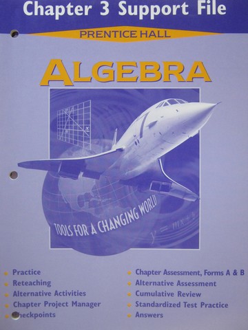 (image for) Algebra Tools for a Changing World Chapter 3 Support File (P)